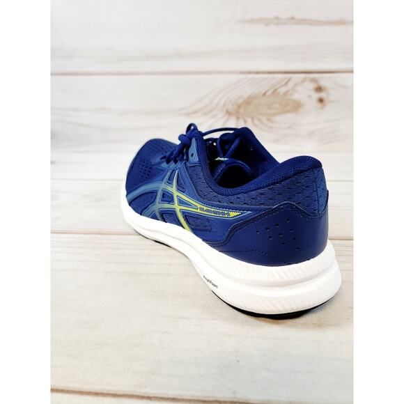 Asics Gel Contend 8 Blue Running Shoes Sneakers Mens Size 10 Extra Wide 1011B492 - Picture 12 of 16